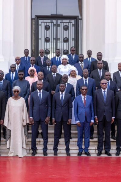 Conseil des ministres du Gouvernement dirigé par le premier ministre Ousmane Sonko