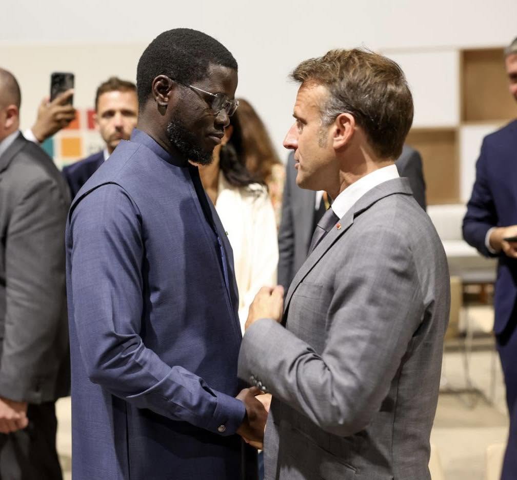 rencontre entre Bassirou Diomaye Faye et Emmanuel Macron