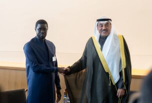 Le Président de la République Bassirou Diomaye Faye a eu aujourd'hui un entretien avec Cheikh Sabah al-Khaled al-Sabah, Prince héritier du Koweït