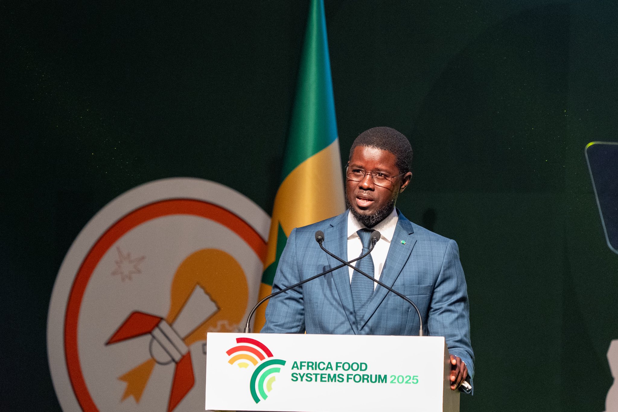 Bassirou Diomaye Faye, a présidé ce lundi à Diamniadio la cérémonie d’ouverture du 19ᵉ Forum africain des systèmes alimentaires