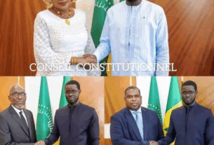 Le président de la République a reçu les différents responsables de la justice du Sénégal. Bassirou Diomaye Faye a reçu successivement la présidente du Conseil constitutionnel, Mouhamadou Mansour Mbaye, Premier Président de la Cour suprême. et enfin Me Aly Fall, Bâtonnier de l’Ordre des avocats du Sénégal.