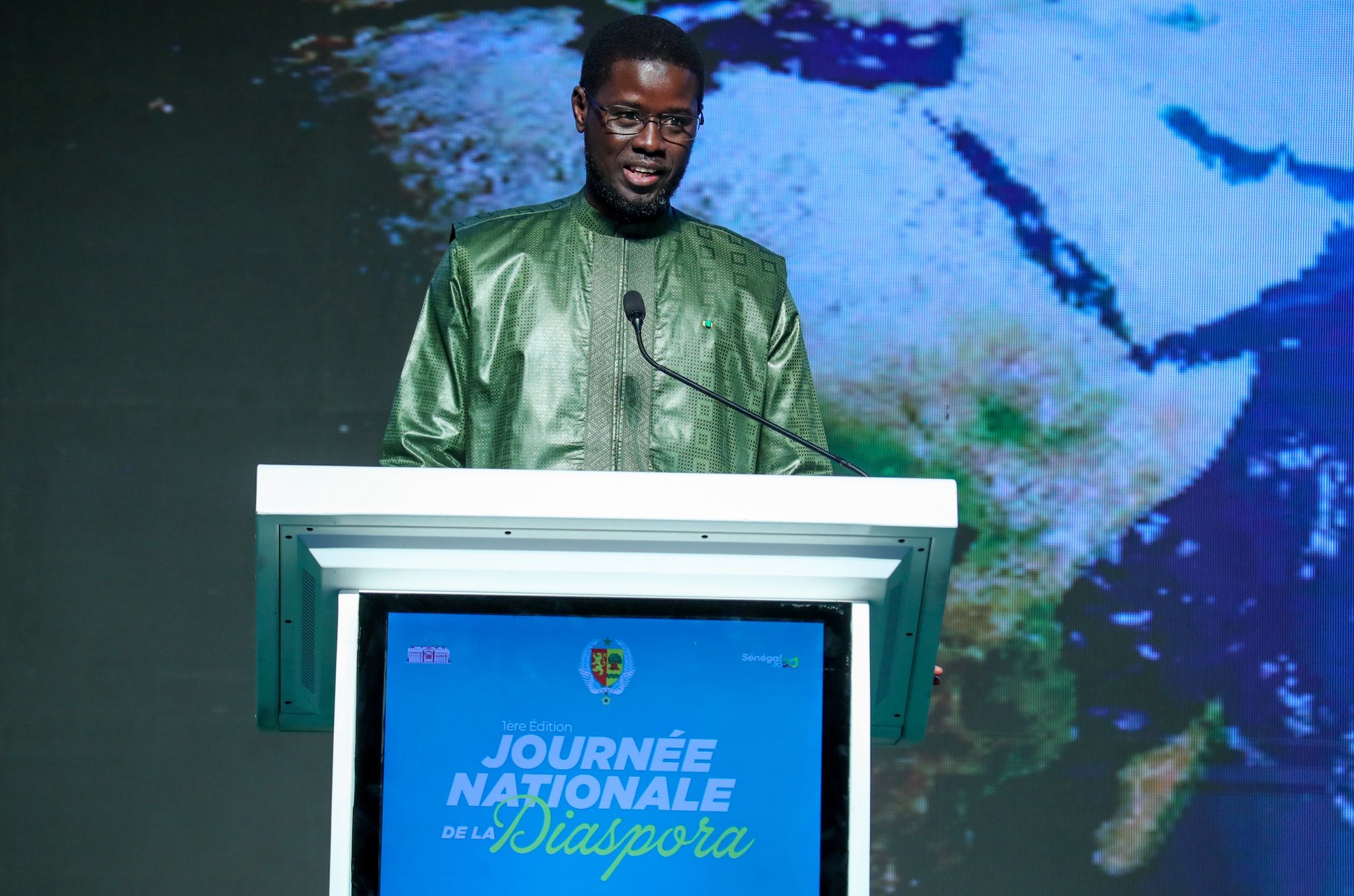 Le Président de la République, Bassirou Diomaye Faye, a présidé la première édition de la Journée nationale de la diaspora, placée sous le thème : « La diaspora sénégalaise, levier de transformation du pays »,