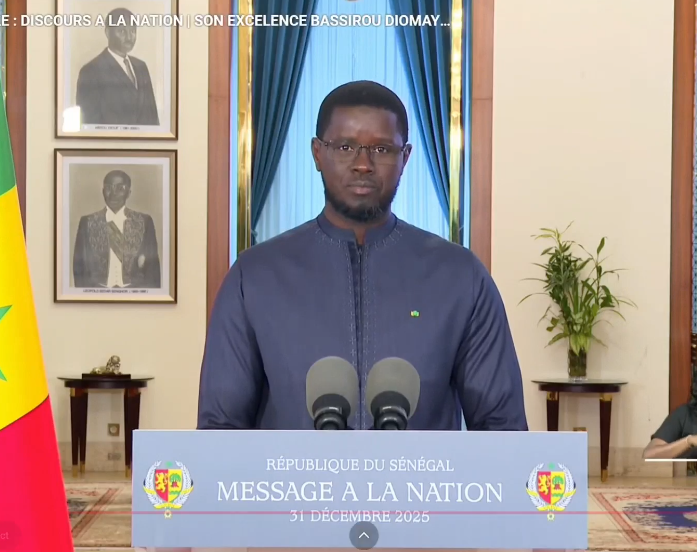 Lors de son adresse à la Nation, à l’occasion de la nouvelle année 2026, le président de la République, Bassirou Diomaye Faye, a décliné ses projets politiques. «Le Sénégal