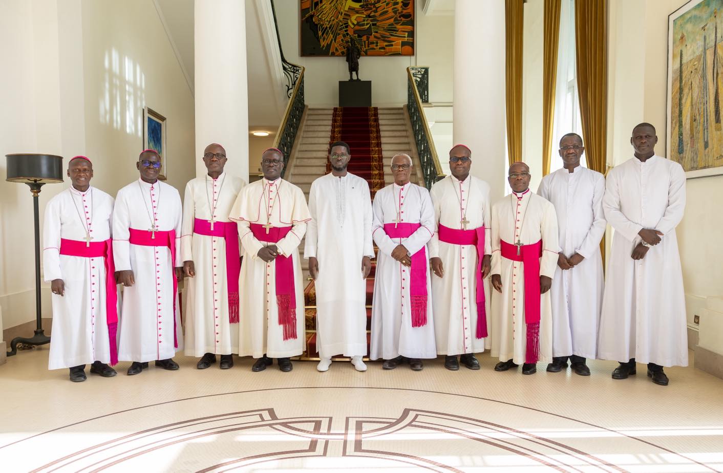 religion Le Président de la République a reçu cet après-midi, au Palais, une délégation des responsables de l'Église catholique du Sénégal, conduite par la Conférence épiscopale